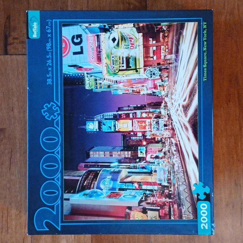 🧩Times Square, New York 2000 piece puzzle